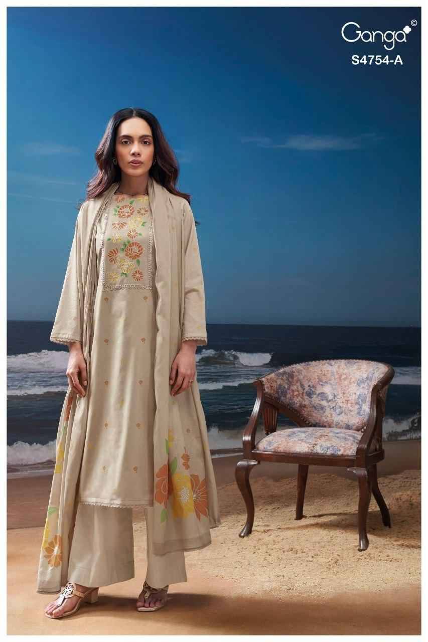 GRESMITA 4754 Series By Ganga Fashion Beautiful Festive Suits Stylish Colorful Fancy Casual Wear & Ethnic Wear PREMIUM COTTON Dresses At Wholesale Price